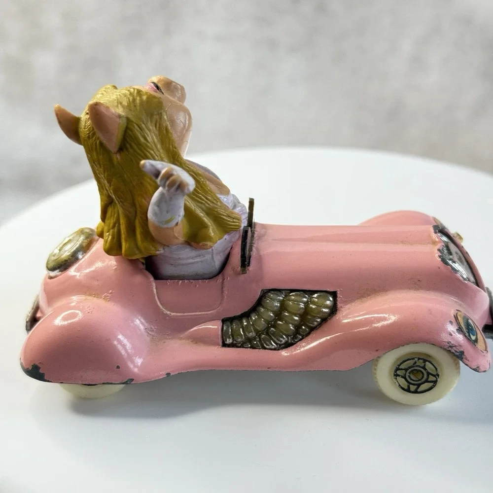 1979 Corgi Miss Piggy Pink Metal Car 4in Henson Assoc. Dlightly Different